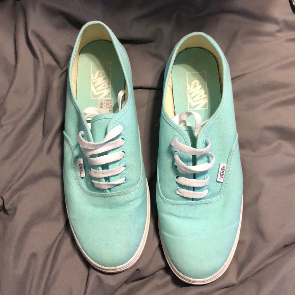 Light blue lo pro vans